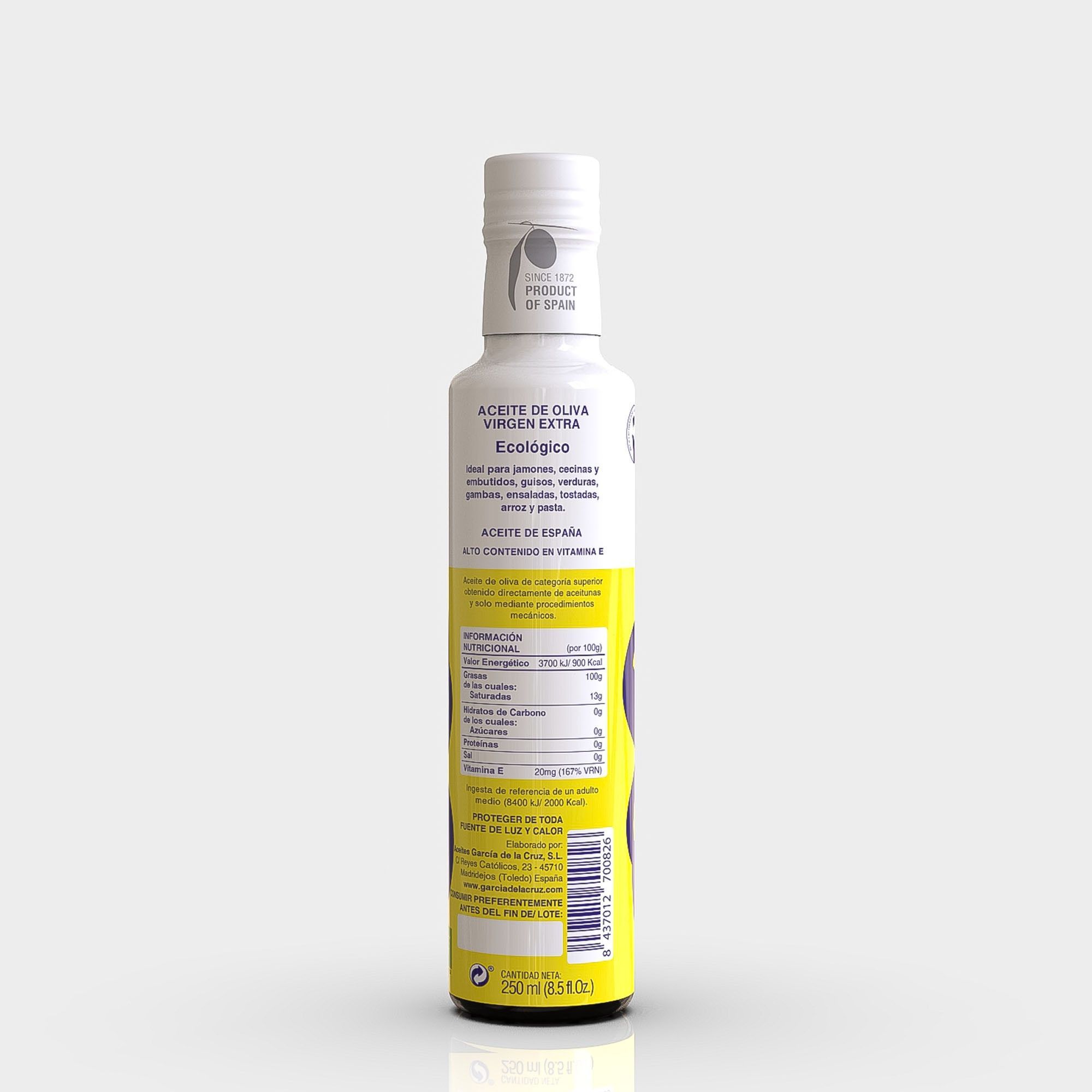 Picual ecológico - 250 ml cristal