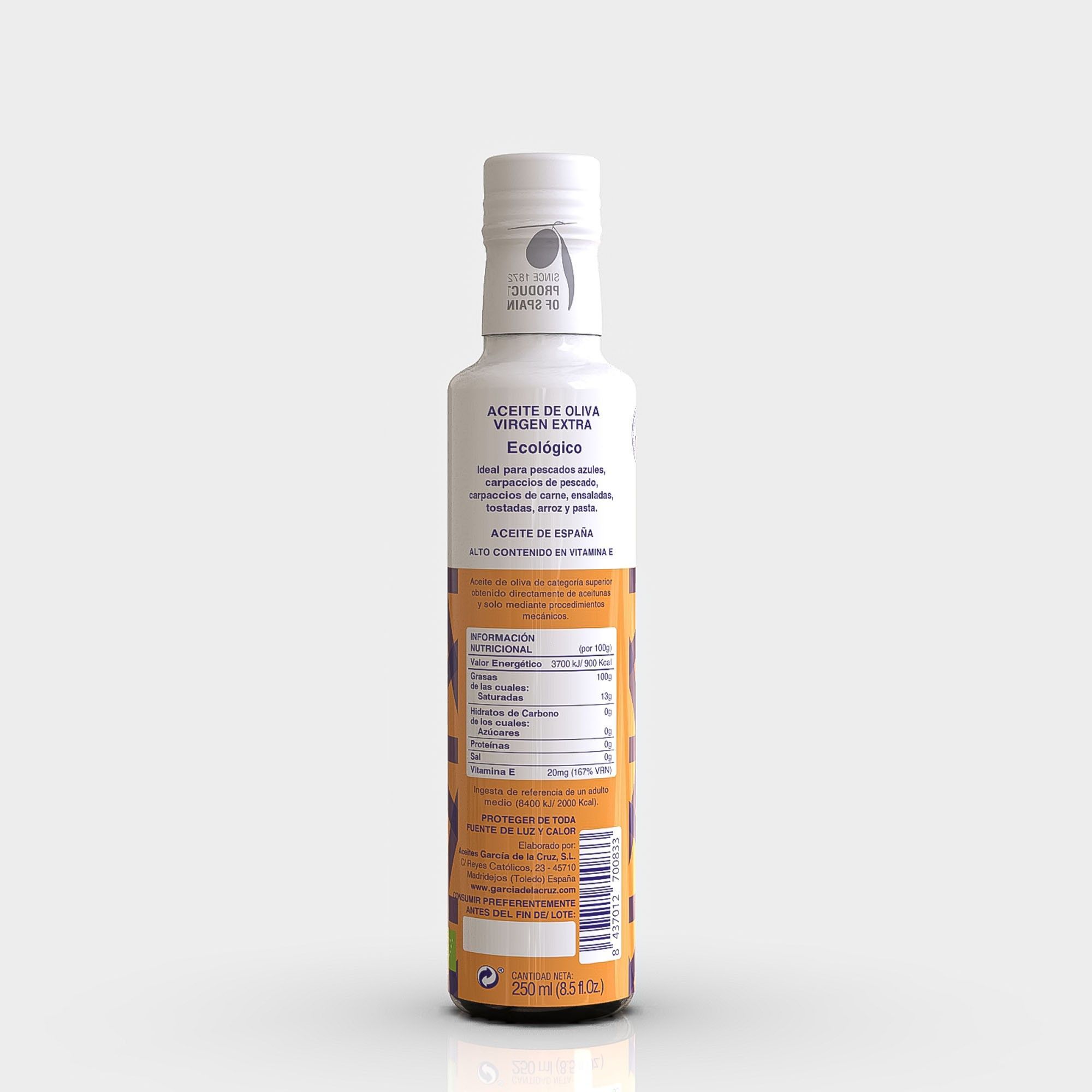 Hojiblanca ecológico - 250 ml cristal
