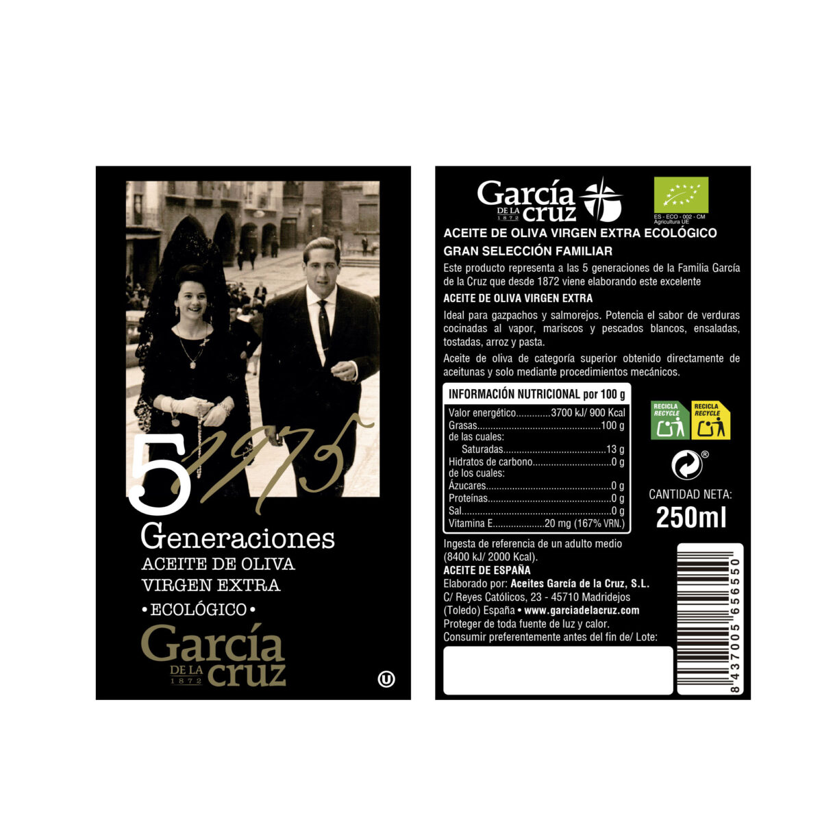 Cinco Generaciones García de la Cruz  250ml