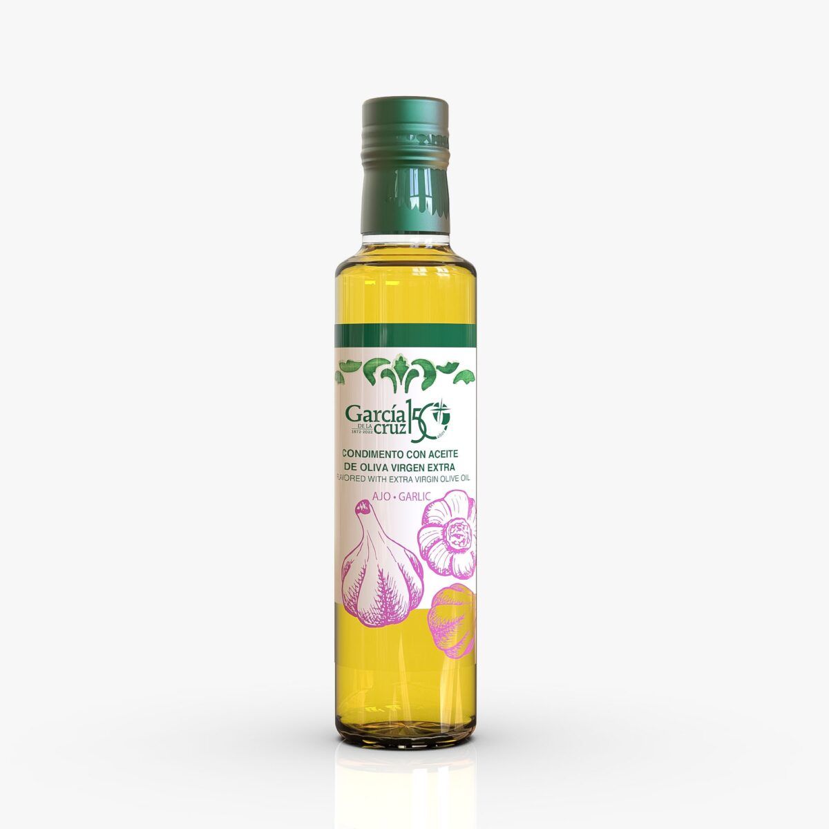 Aceite de oliva virgen extra aromatizado de ajo- 250ml