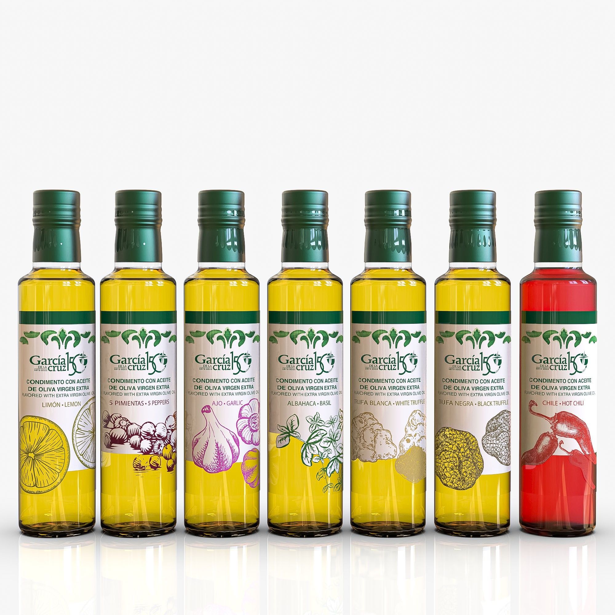Aceite de oliva virgen extra aromatizado de chile- 250ml