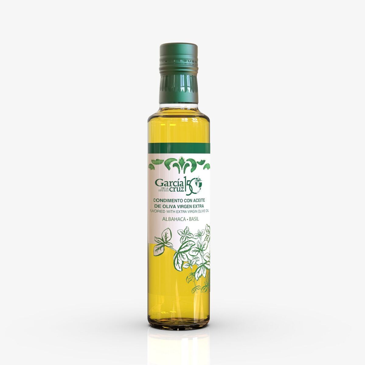 Aceite de oliva virgen extra aromatizado de albahaca- 250ml