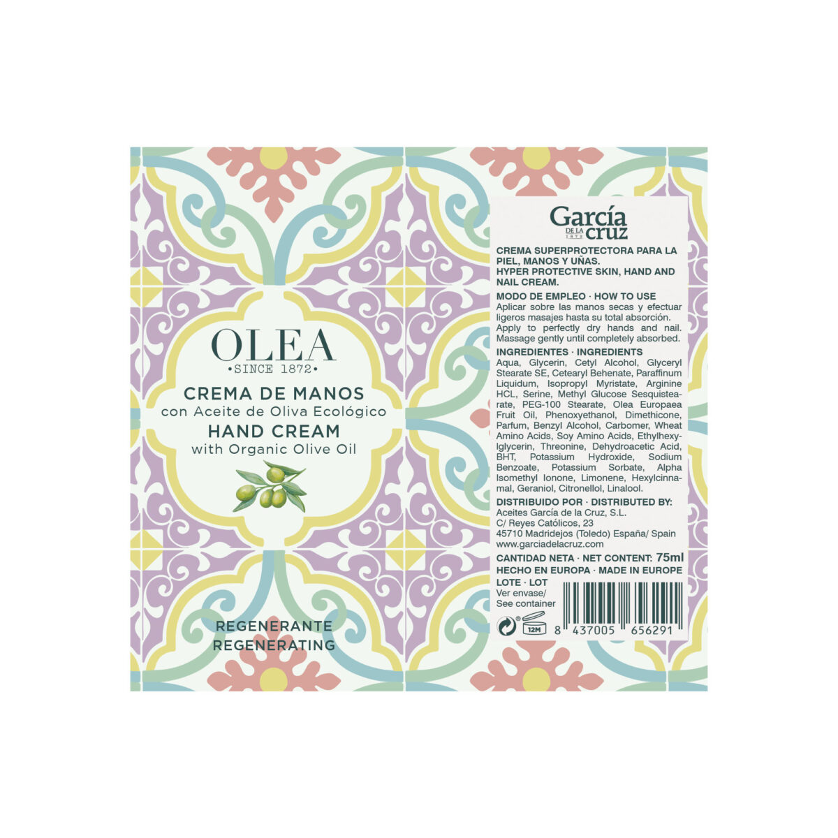 Crema de manos