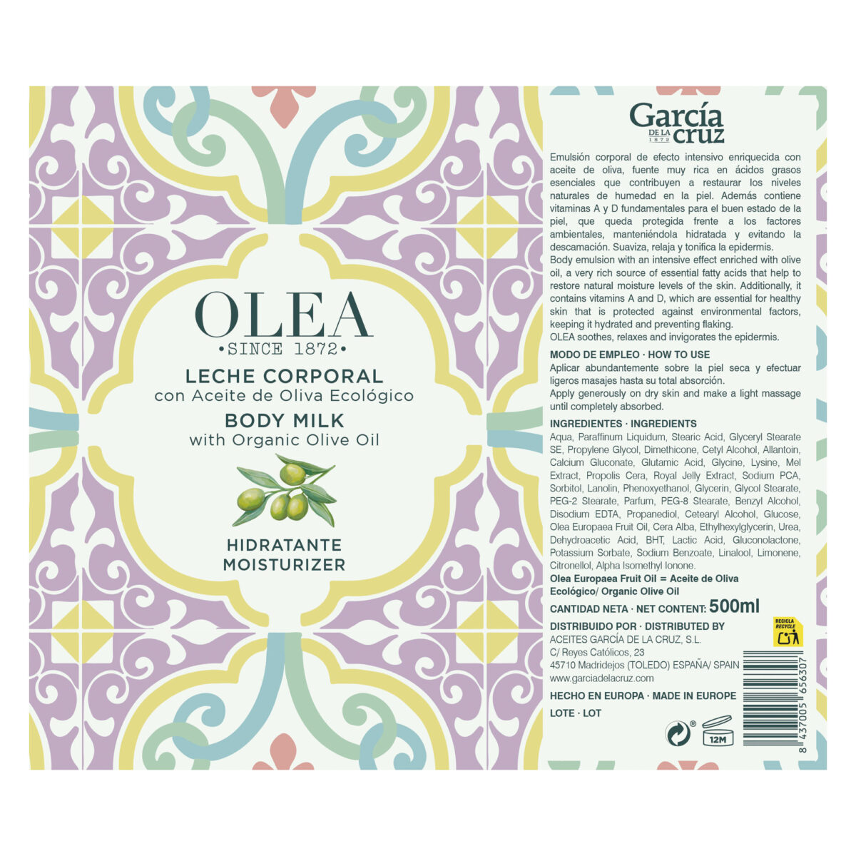 Leche corporal - body milk