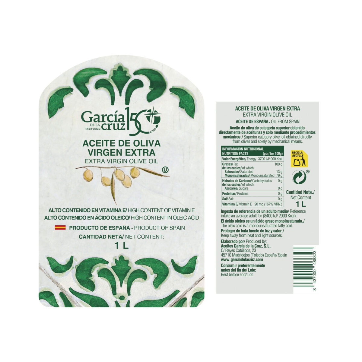 Aceite de Oliva Virgen Extra 1L