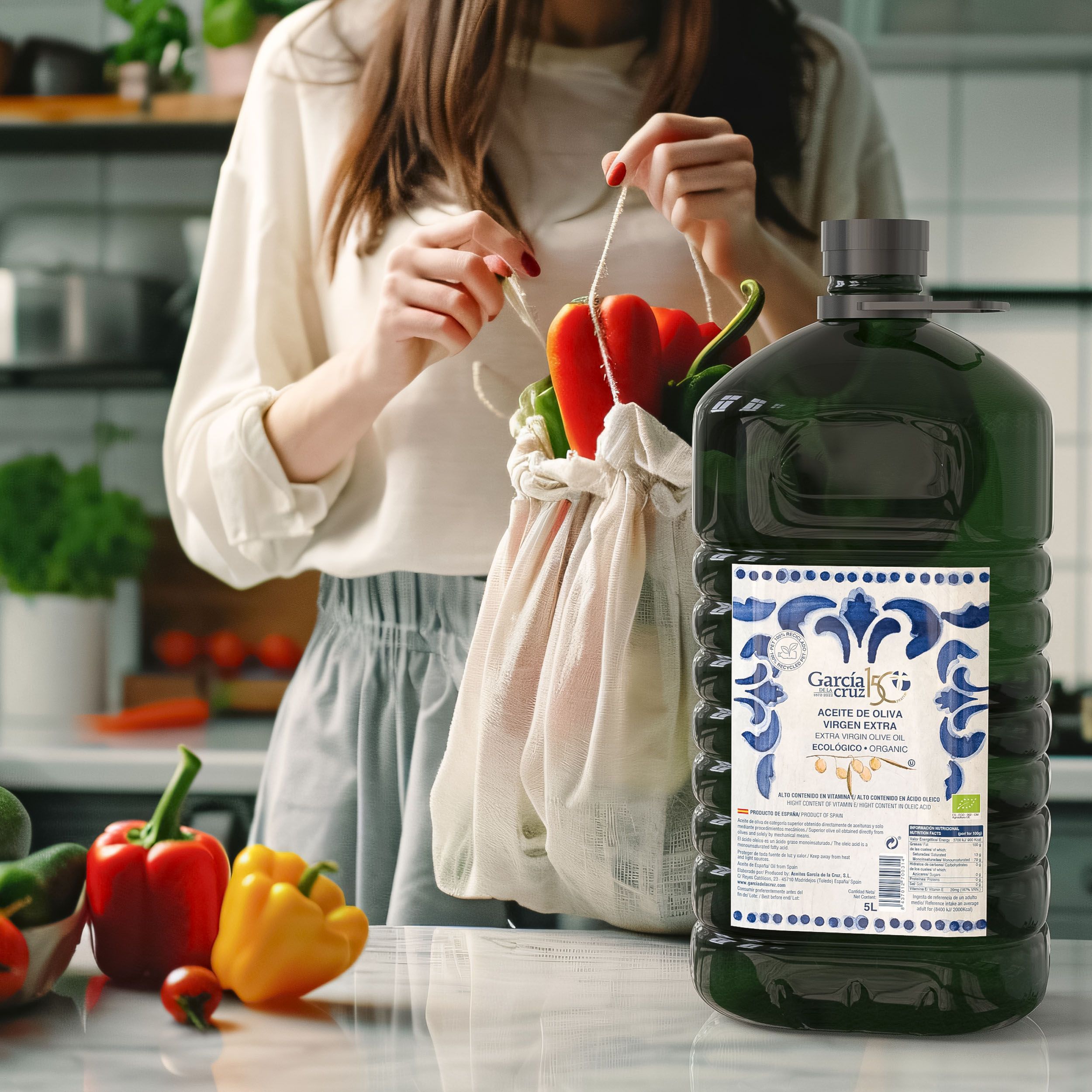 Aceite de Oliva Virgen Extra ecológico 5L - Imagen 4