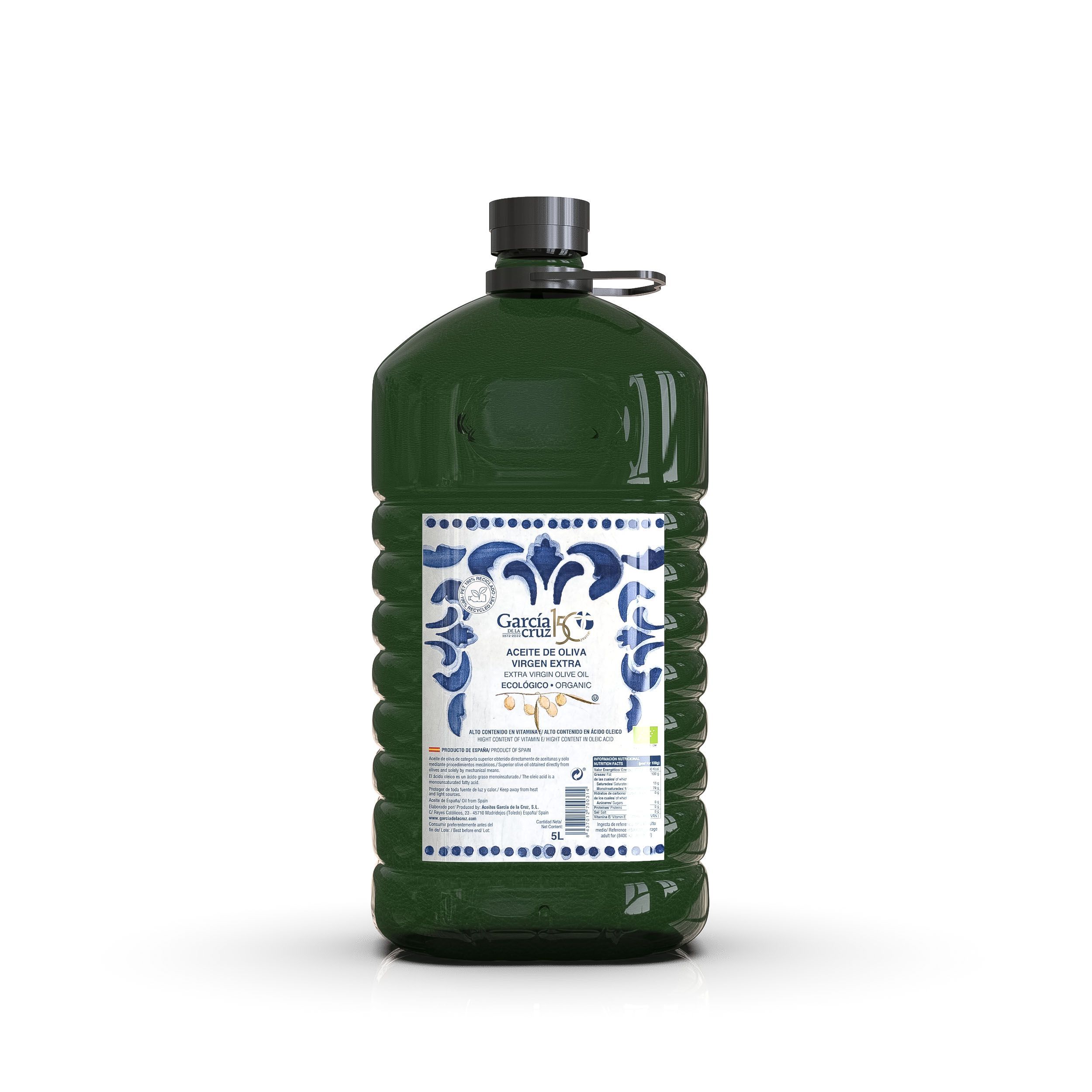 Aceite de Oliva Virgen Extra ecológico 5L
