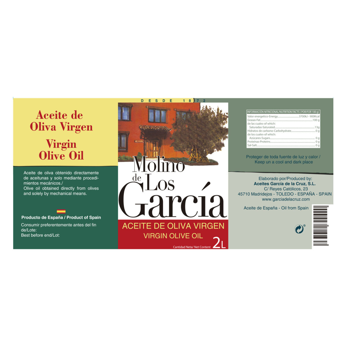 Aceite de Oliva Virgen 2L