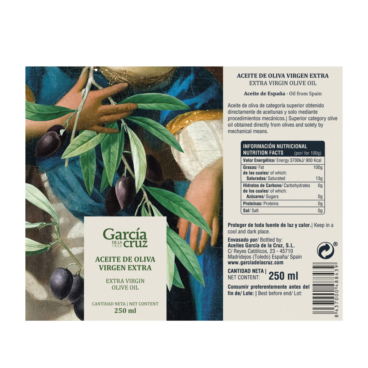 Aceite de Oliva Virgen Extra pulverizado 250ml