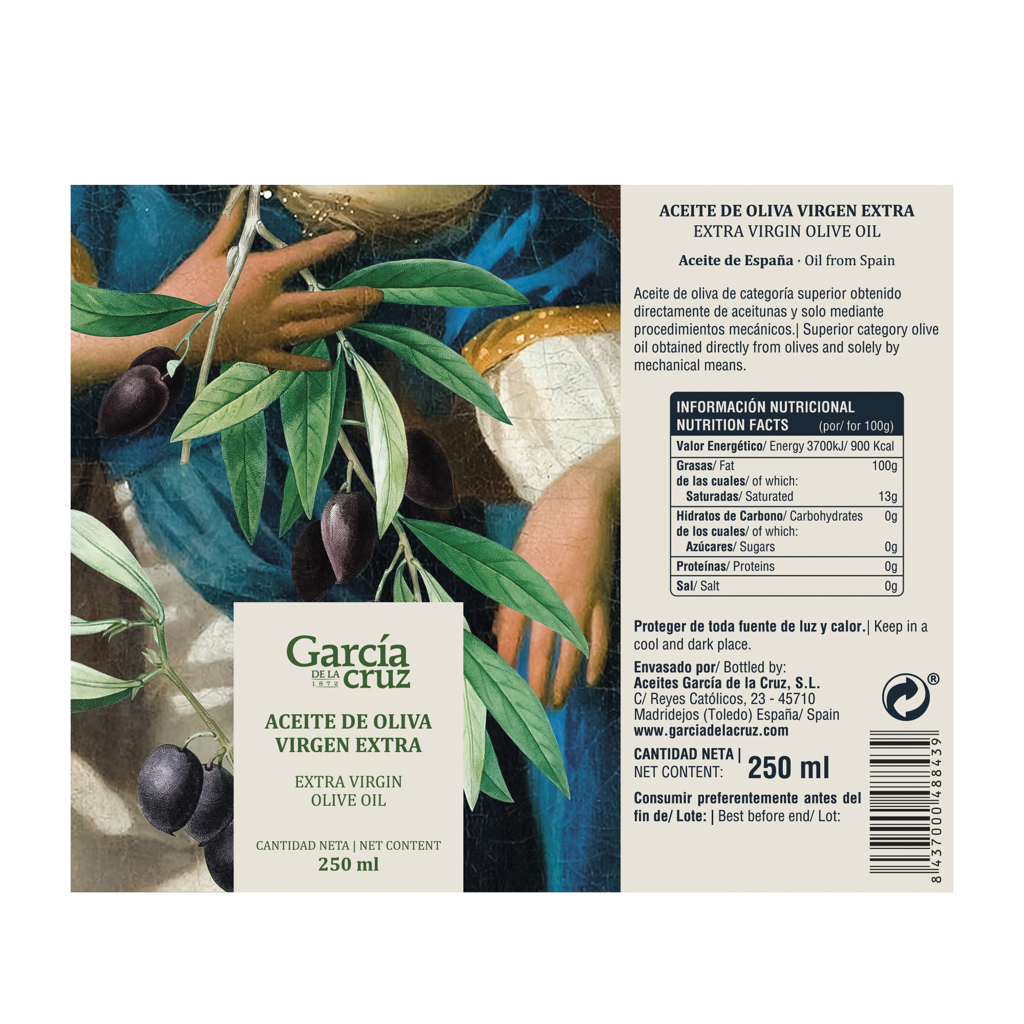 Aceite de Oliva Virgen Extra pulverizado 250ml - Imagen 2