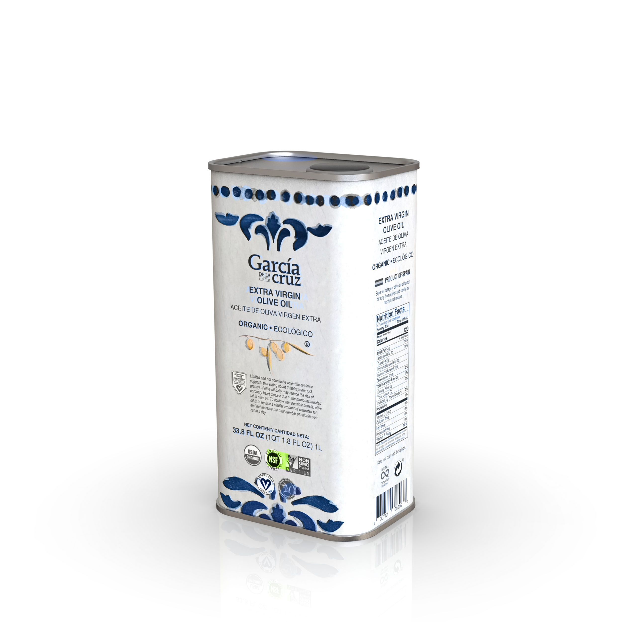 Aceite de Oliva Virgen Extra Ecológico lata 1L