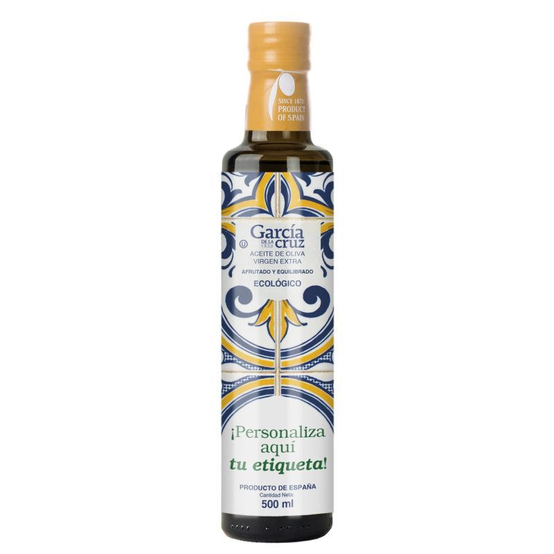 ¡Personaliza tu botella! - Aceite de oliva virgen extra Premium Ecológico- 500ML