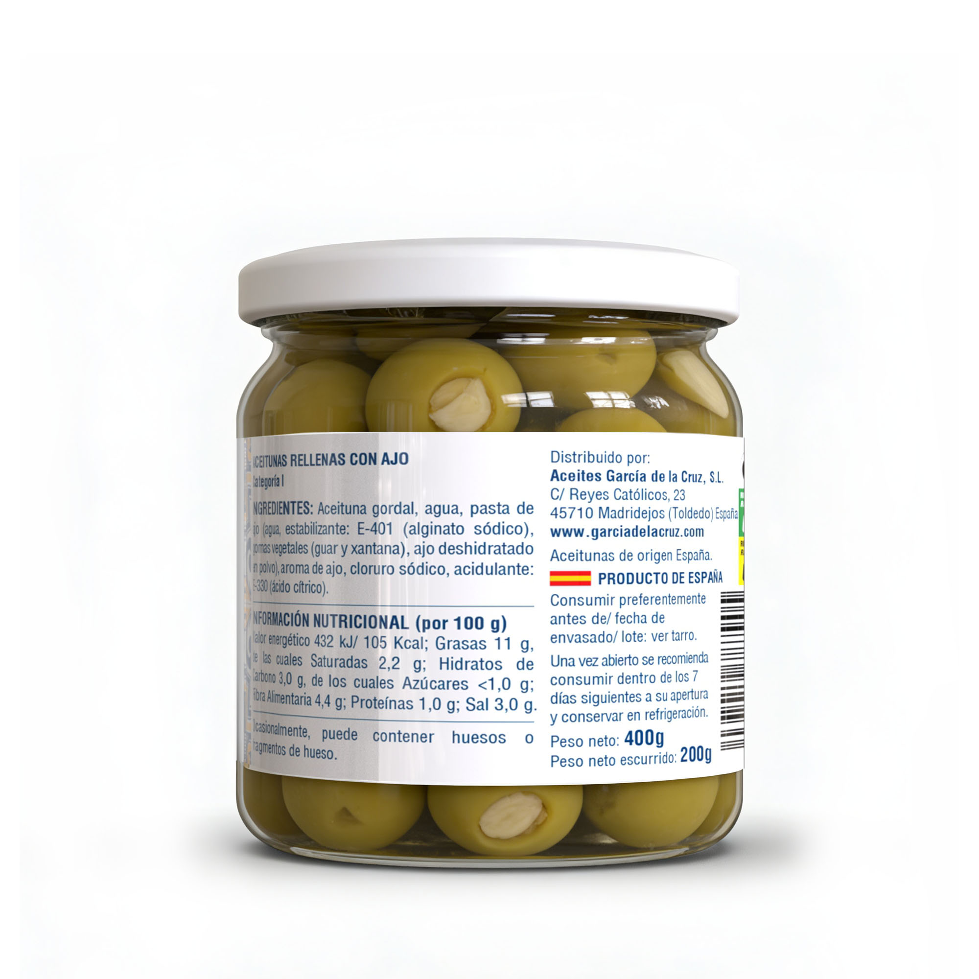 Aceitunas Rellenas con Ajo - Imagen 3