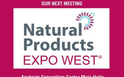 GARCIA DE LA CRUZ ACUDE A EXPO WEST 2019, LA FERIA DE PRODUCTO ORGÁNICO MÁS IMPORTANTE DE USA.