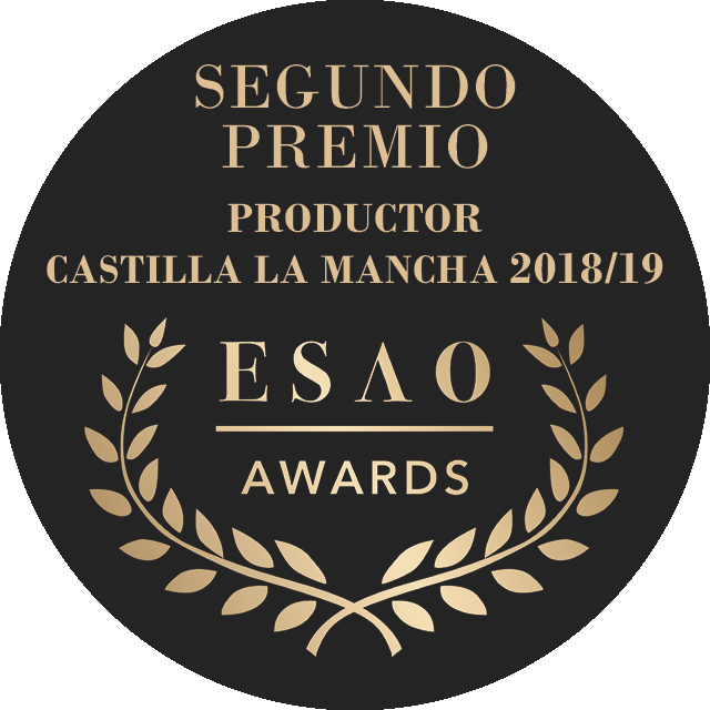 Segundo premio  al AOVE Picual en la categoría de “Mejor AOVE de Castilla la Mancha elaborado por productor
