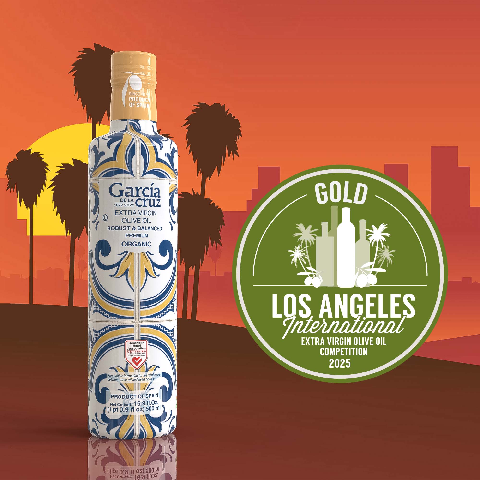 Los Angeles International Olive Oil Competition. Gold Medal for Master Miller